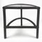 Rattan Manou Side Table with Smoked Glass 1