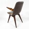 Scandinavian Dining Table Chairs in Wood, Set of 4, Image 4
