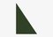 Tappeto Triangle di colore verde scuro di Marqqa, Immagine 1