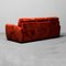 Vintage Alcantara Bordeaux Sofa, 1970s 3