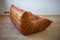 Dubai Pine Leather Togo Corner Seat & 2-Seat Sofa by Michel Ducaroy for Ligne Roset, 1970s, Set of 2 10