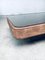 Vintage Leather & Bronze DS 47 Mirror Coffee Table from de Sede, 1970s 20