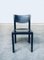 Postmodern Italian Leather Dining Chairs by Matteo Grassi, 1970s, Set of 5, Image 1