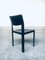 Postmodern Italian Leather Dining Chairs by Matteo Grassi, 1970s, Set of 5 8