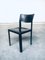 Postmodern Italian Leather Dining Chairs by Matteo Grassi, 1970s, Set of 5, Image 6