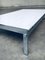 Postmodern Italian Carrara Marble Low Coffee Table, 1970s 4