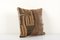 Handwoven Brown Kilim Cushion Cover 3