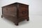 Antique French Oak Chest Linen Trunk, 1800, Image 7