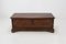 Antique French Oak Chest Linen Trunk, 1800, Image 4