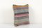 Vintage Striped Turkish Kilim Cushion Cover 3