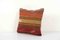 Vintage Striped Square Kilim Cushion 2