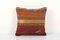 Vintage Striped Square Kilim Cushion, Image 1