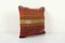 Vintage Striped Square Kilim Cushion 3