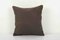 Turkish Oushak Copper-Colored Cushion Cover with Floral Design 4