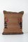 Vintage Square Brown Kilim Cushion Case 1