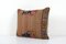 Vintage Square Brown Kilim Cushion Case 2