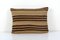 Vintage Lumbar Striped Kilim Cushion Cover 1