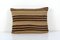 Vintage Lumbar Striped Kilim Cushion Cover, Image 1