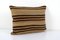 Vintage Lumbar Striped Kilim Cushion Cover, Image 3