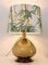 Mid-Century Italian Table Lamp in Glass with New Lampshade, 1970 6