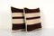 Turkish Striped Square Kilim Cushion Covers, Set of 2, Image 3