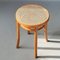 Romanian Bentwood and Rattan Stool, 1960s, Image 2