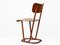 Vintage Industrial Metal Chair from Nista, 1950s 3