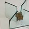 Vintage Mid-Century Coffee Table Made of Glass and Brass by Peter Ghyczy 1970s 5