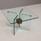 Vintage Mid-Century Coffee Table Made of Glass and Brass by Peter Ghyczy 1970s 8