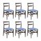 Leggera Chairs by Gio Ponti for Cassina, 1950s, Set of 6 1