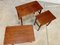 German Teak Nesting Tables, 1950s, Set of 3 14