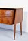 Italienisches Sideboard aus Nussholz mit Carrara Marmor & Messing, 1960er 9