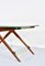 Mid-Century Italian Wood with Brass & Glass Console Table by Cesare Lacca, 1960s, Image 7