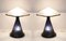Lámparas de mesa Mushroom posmodernas de cristal de Murano, años 80. Juego de 2, Imagen 4