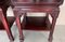 Chinese Chippendale Carved Mahogany Box Side Tables, Set of 2, Image 6