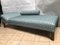 Sea Grass Fabric Chaise Lounge, 1950s 32