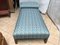 Sea Grass Fabric Chaise Lounge, 1950s 12