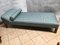 Sea Grass Fabric Chaise Lounge, 1950s 1