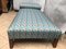 Sea Grass Fabric Chaise Lounge, 1950s 10