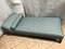 Sea Grass Fabric Chaise Lounge, 1950s 14