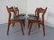 Teak & Leather Model 310 Dining Chairs by Erik Buch for Chr. Christensen, Set of 4, 1960s 7