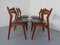 Teak & Leather Model 310 Dining Chairs by Erik Buch for Chr. Christensen, Set of 4, 1960s, Image 7