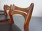 Teak & Leather Model 310 Dining Chairs by Erik Buch for Chr. Christensen, Set of 4, 1960s, Image 12