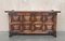 20th Century Spanish Blanket Chest with Raised Wooden Panels and Iron Hardware Trunk 2