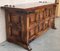 20th Century Spanish Blanket Chest with Raised Wooden Panels and Iron Hardware Trunk, Image 4