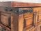 20th Century Spanish Blanket Chest with Raised Wooden Panels and Iron Hardware Trunk 11