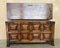 20th Century Spanish Blanket Chest with Raised Wooden Panels and Iron Hardware Trunk 7