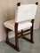 19th Century Spanish Carved Walnut Dining Chairs, Set of 6 4