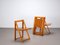 Wooden Folding Chairs, 1980s, Set of 4 4