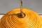 Dome Pendant Lamps in Curved Bamboo & Reed, 1960s, Set of 2 6